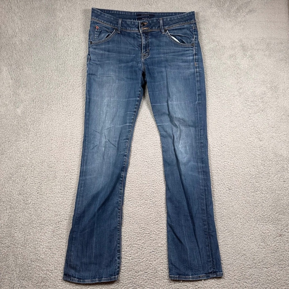 HUDSON Jeans Women‎ Blue Bootcut Distressed Denim Pants Size 31